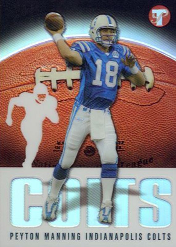 Peyton Manning 2003 Topps Pristine #45 Veteran Refractor /99 RAW