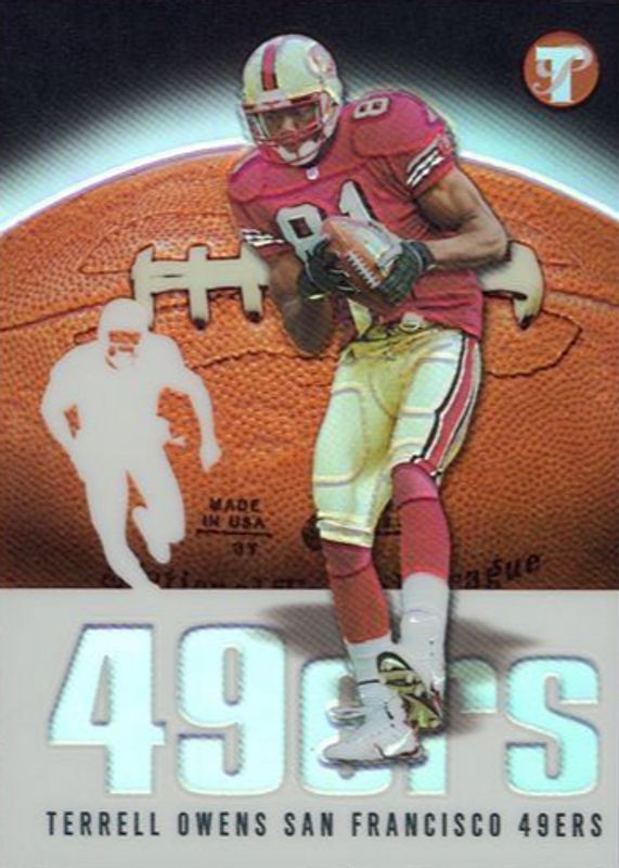 Terrell Owens 2003 Topps Pristine #23 Veteran Refractor /99 RAW