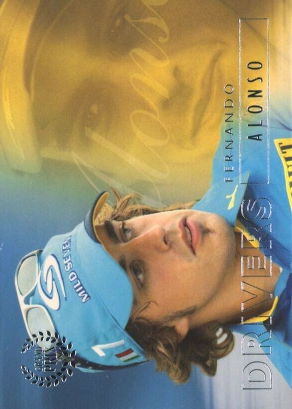 Fernando Alonso 2005 Futera Grand Prix #1 Base