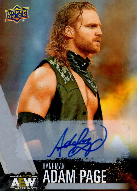 Adam Page 2021 Upper Deck AEW #7 Auto SGC 10