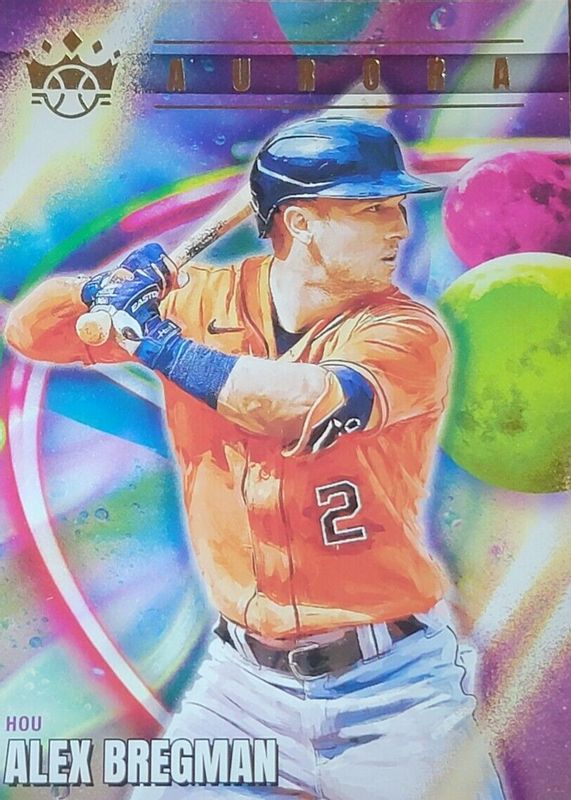 Alex Bregman 2022 Diamond Kings #AU-11 Aurora /(SSP) RAW
