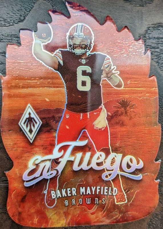 Baker Mayfield 2021 Phoenix #EF-7 En Fuego /(SSP) SGC 9.5