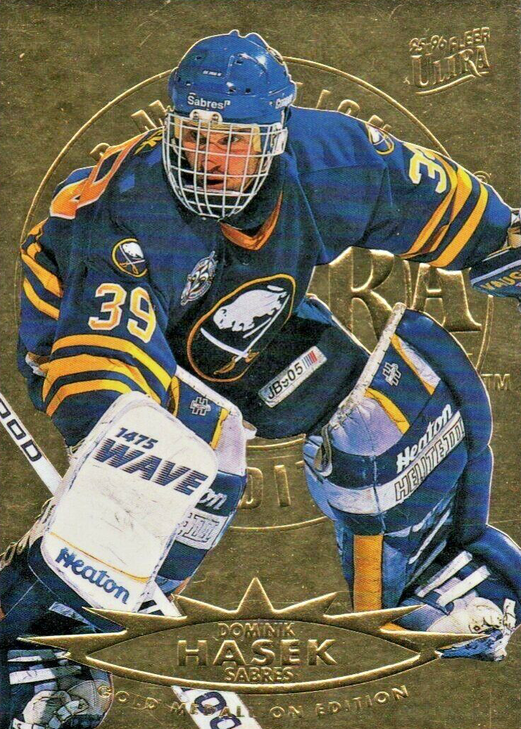 Dominik Hasek 1995 Fleer Ultra #18 Gold Medallion Price Guide
