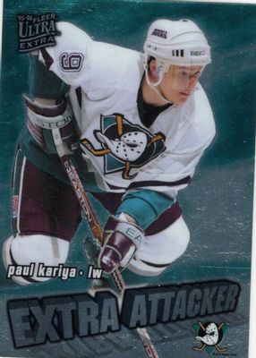 Paul Kariya 1996 Be A Player #LTH-6B Link 2 History Autographs PSA 