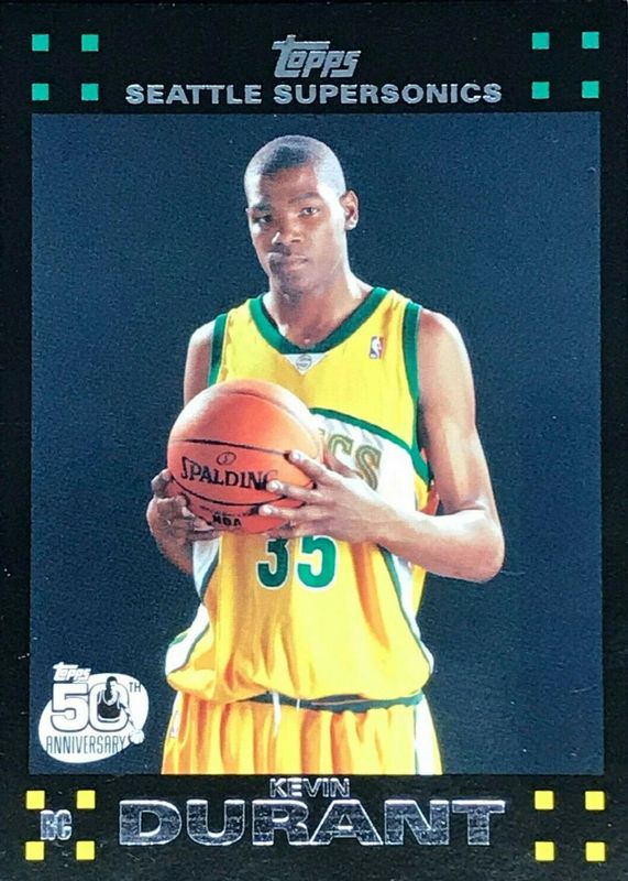 Kevin Durant 2007 Topps Base #112 Price Guide - Sports Card Investor