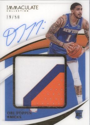 2020 Immaculate #PPA-OBI Premium Patch Autographs (/50)