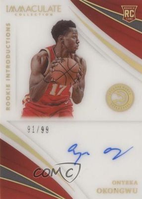 2020 Immaculate #RI-ONY Immaculate Rookie Introductions Autographs (/99)