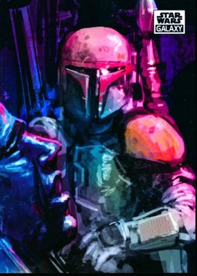 2021 Topps Chrome Star Wars Galaxy #74 Prism Refractor /75