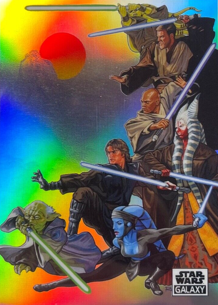 スター・ウォーズ・クローム・ギャラクシー2021 2022 2023のリフラクタ 2021 Topps Star Wars Chrome Galaxy Refractor Reflections On