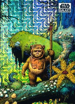 2021 Topps Chrome Star Wars Galaxy #12 Mojo Refractor /50