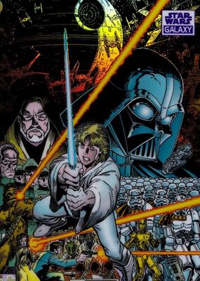 2021 Topps Chrome Star Wars Galaxy #30 Purple Refractor /25