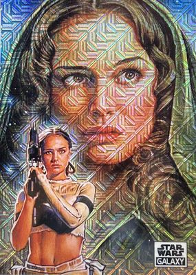 2021 Topps Chrome Star Wars Galaxy #40 Mojo Refractor /50