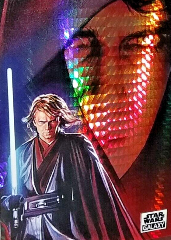 Anakin Skywalker 2021 Topps Chrome Star Wars Galaxy #39 Prism