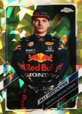 2021 Topps Chrome Formula 1 Sapphire Edition #3 Chartreuse /199