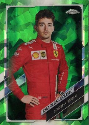 2021 Topps Chrome Formula 1 Sapphire Edition #11 Green /75