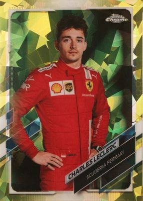2021 Topps Chrome Formula 1 Sapphire Edition #11 Chartreuse /199