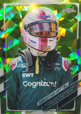 Sebastian Vettel 2020 Topps Chrome Formula 1 #176 F1 Racers