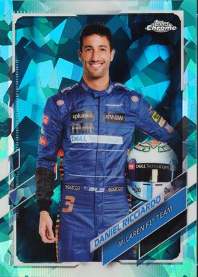 2021 Topps Chrome Formula 1 Sapphire Edition #5 Aqua /99
