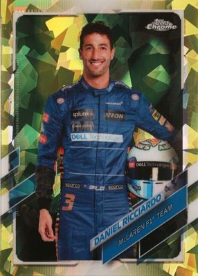 2021 Topps Chrome Formula 1 Sapphire Edition #5 Chartreuse /199