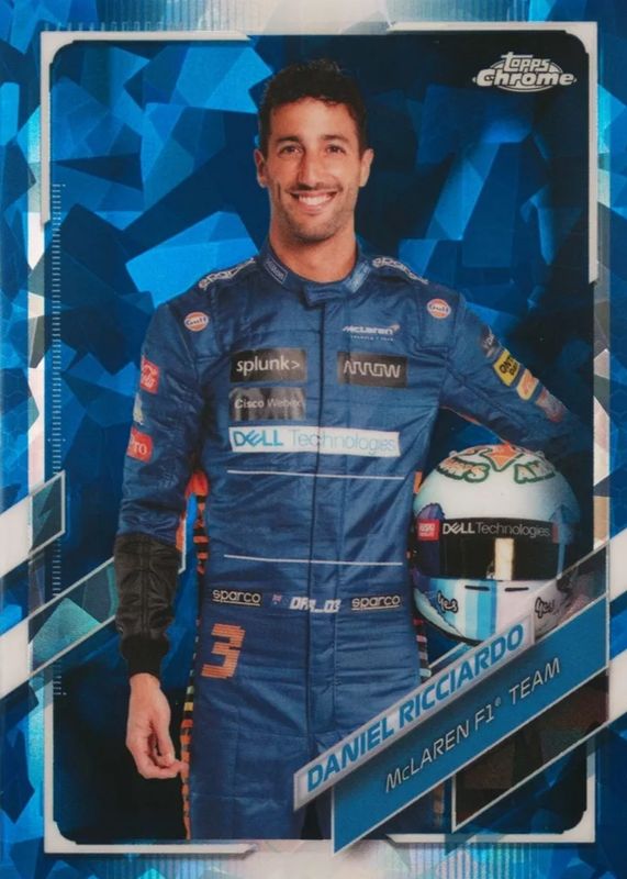 Daniel Ricciardo 2021 Topps Chrome Formula 1 Sapphire Edition #5 Base PSA 10