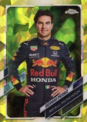 2021 Topps Chrome Formula 1 Sapphire Edition #4 Chartreuse /199