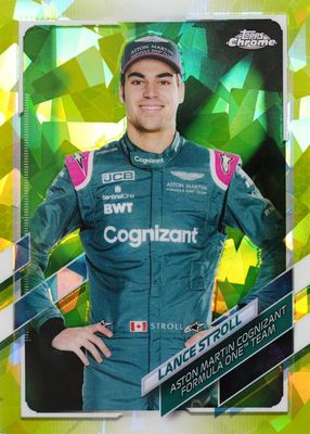 2021 Topps Chrome Formula 1 Sapphire Edition #8 Chartreuse /199