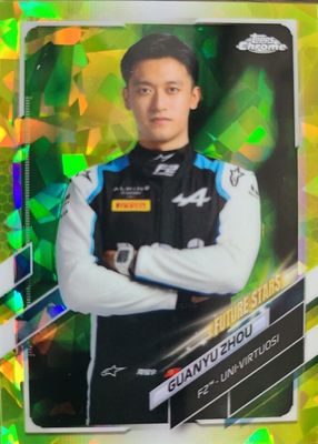 2021 Topps Chrome Formula 1 Sapphire Edition #61 Chartreuse /199