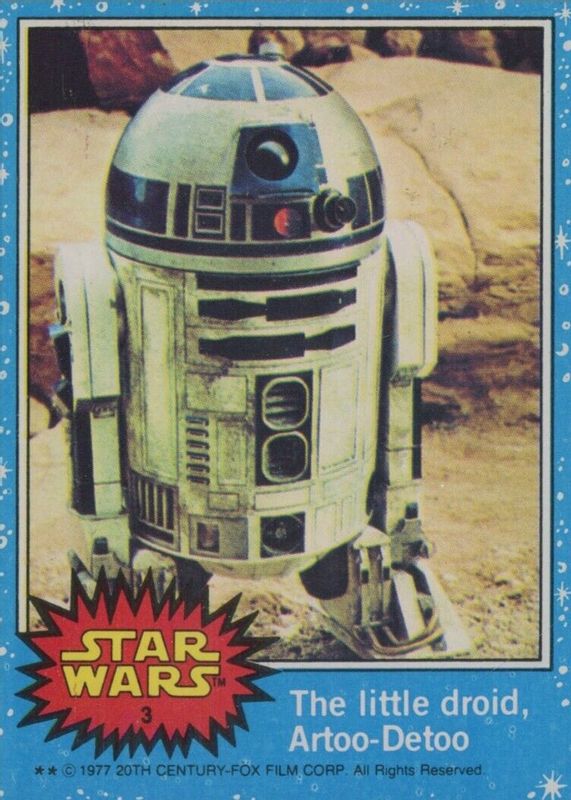 The Little Droid, Artoo-Deetoo 1977 Topps #3 Base PSA 9