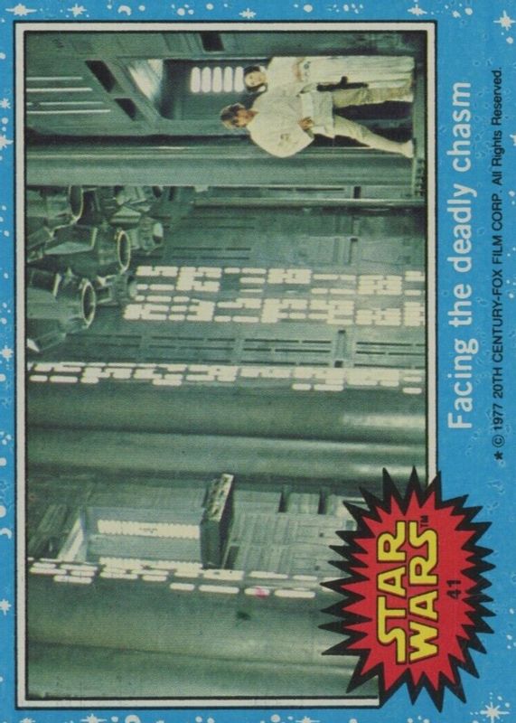 Facing the Deadly Chasm 1977 Topps #41 Base BVG 7