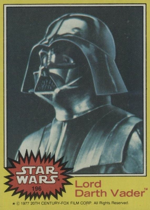 Lord Darth Vader 1977 Topps #196 Base PSA 5