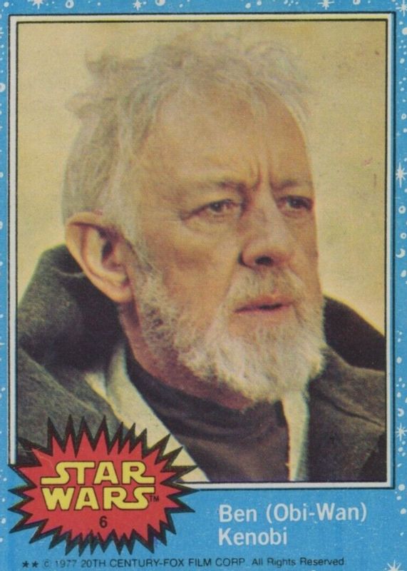 Ben (Obi-Wan) Kenobi 1977 Topps #6 Base PSA 8