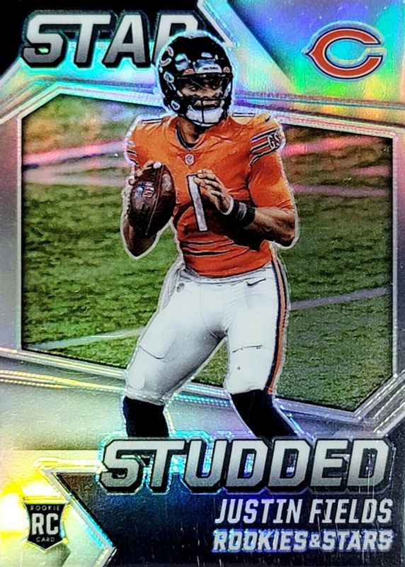 Justin Fields 2021 Rookies & Stars #SS-24 Star Studded SGC 10