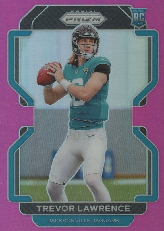 Trevor Lawrence 2021 Prizm #331 Pink Rookie SGC 9.5