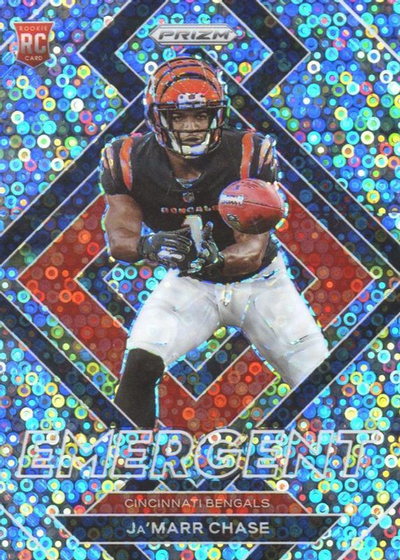 Ja'Marr Chase 2021 Prizm #E-7 Emergent - No Huddle Rookie BGS 9.5