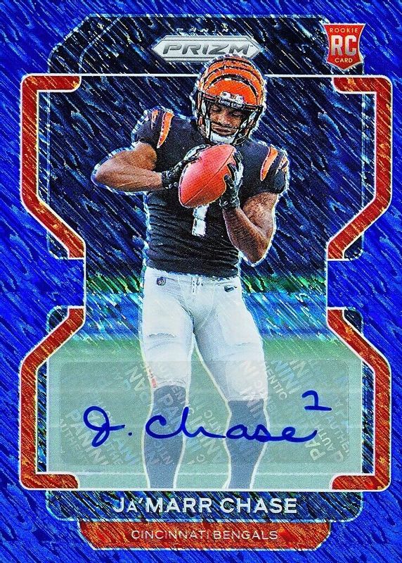 2021 Panini Prizm Football Light Blue Prizm Singles – Pick Your Player: Brady, Mahomes, Herbert, Burrow, Prescott