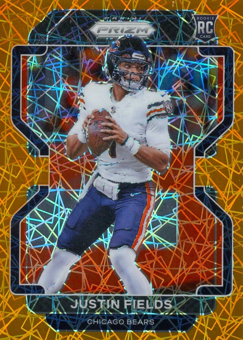 Justin Fields 2021 Prizm #334 Lazer Price Guide - Sports Card Investor