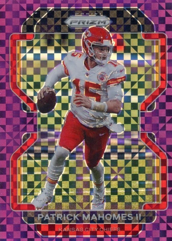 Patrick Mahomes II 2021 Prizm #190 Purple Power /49 BGS 9