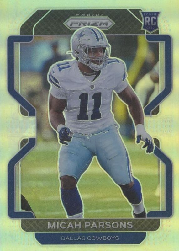 Micah Parsons 2021 Prizm #382 Silver Rookie PSA 10