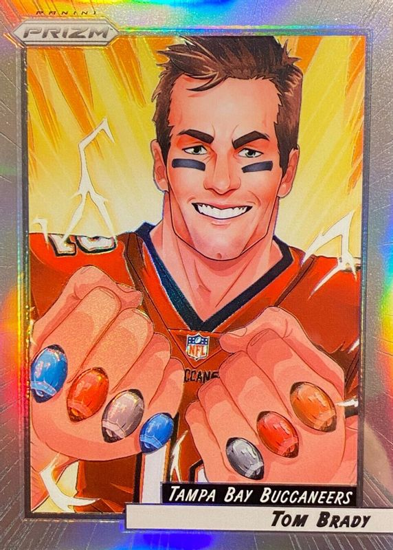 Tom Brady 2021 Prizm #M-TB Manga /(SSP) BGS 10 PRISTINE