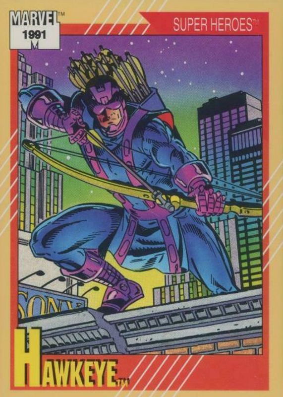 Hawkeye 1991 Impel Marvel Universe #20 Base SGC 10