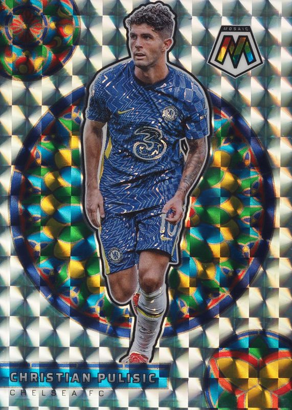 Christian Pulisic 2021 Mosaic Premier League #25 Stained Glass /(SSP)