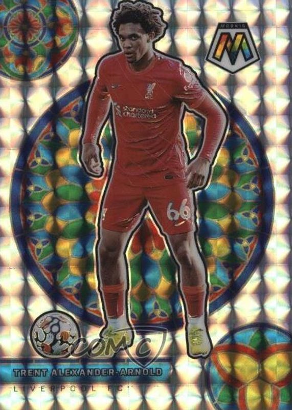 Trent Alexander-Arnold 2021 Mosaic Premier League #35 Stained Glass /(SSP) PSA 10