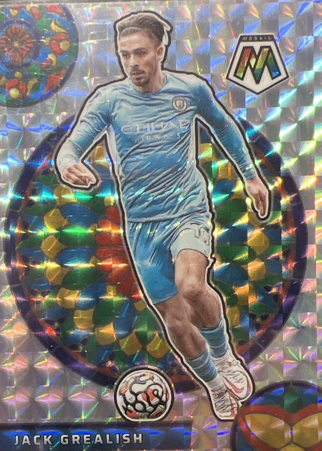 2020-21 PANINI PRIZM プレミア Jack Grealish Premier League 2020-21 Prizm Card 279 Jack Grealish PSA 10