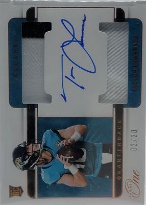 2021 One #31 Rookie Dual Patch Auto - Bronze (/20)