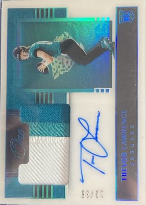 2021 One #116 Premium Rookie Patch Autographs - Blue (/35)