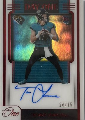 2021 One #101 Day One Autographs - Red (/15)