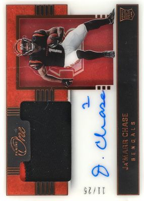 2021 One #122 Premium Rookie Patch Autographs - Bronze /25