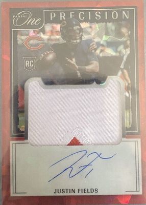 2021 One #304 Precision Rookie Patch Autographs - Red (/15)