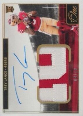 2021 One #3 Rookie Patch Auto - Gold /10