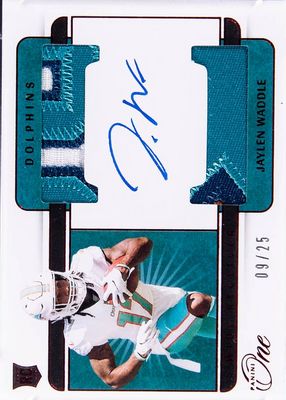 2021 One #38 Rookie Dual Patch Auto - Red (/25)